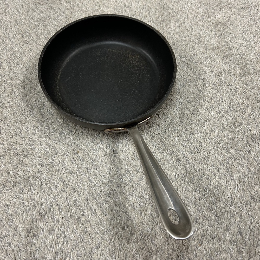 All Clad 8 Inch Fry Pan Skillet Non Stick Stainless Steel Frying Cookware